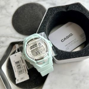 NWT Casio Baby-G Watch BG169R-3 Baby Blue Sea Foam Green